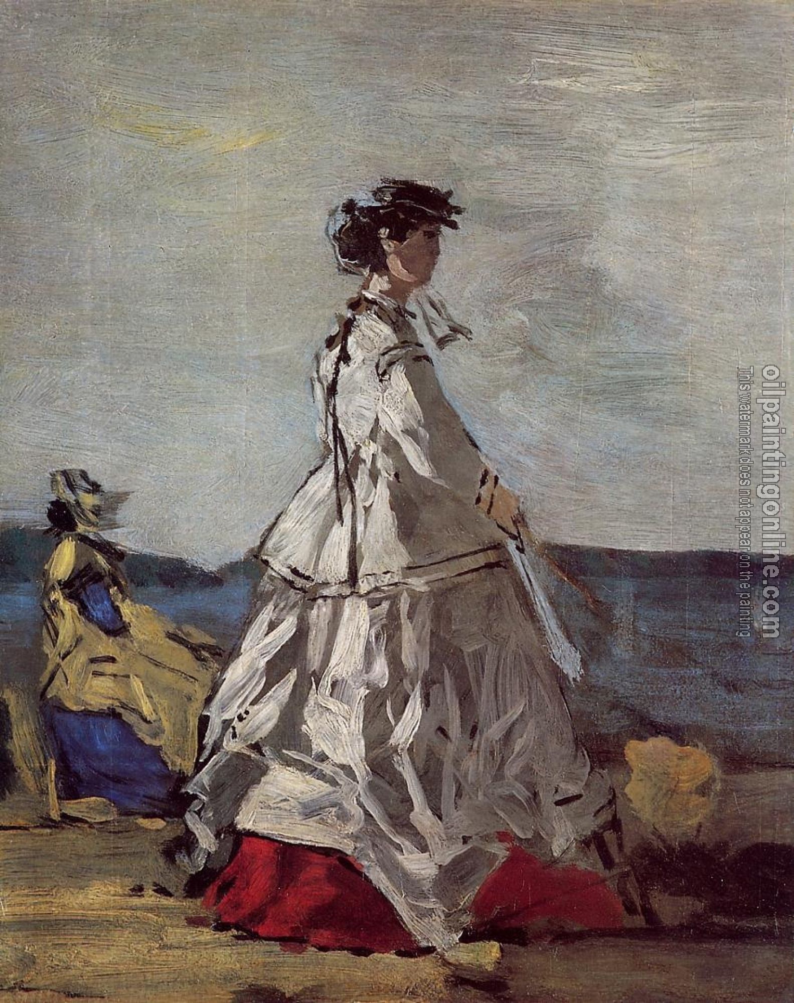Boudin, Eugene - Princess Metternich on the Beach